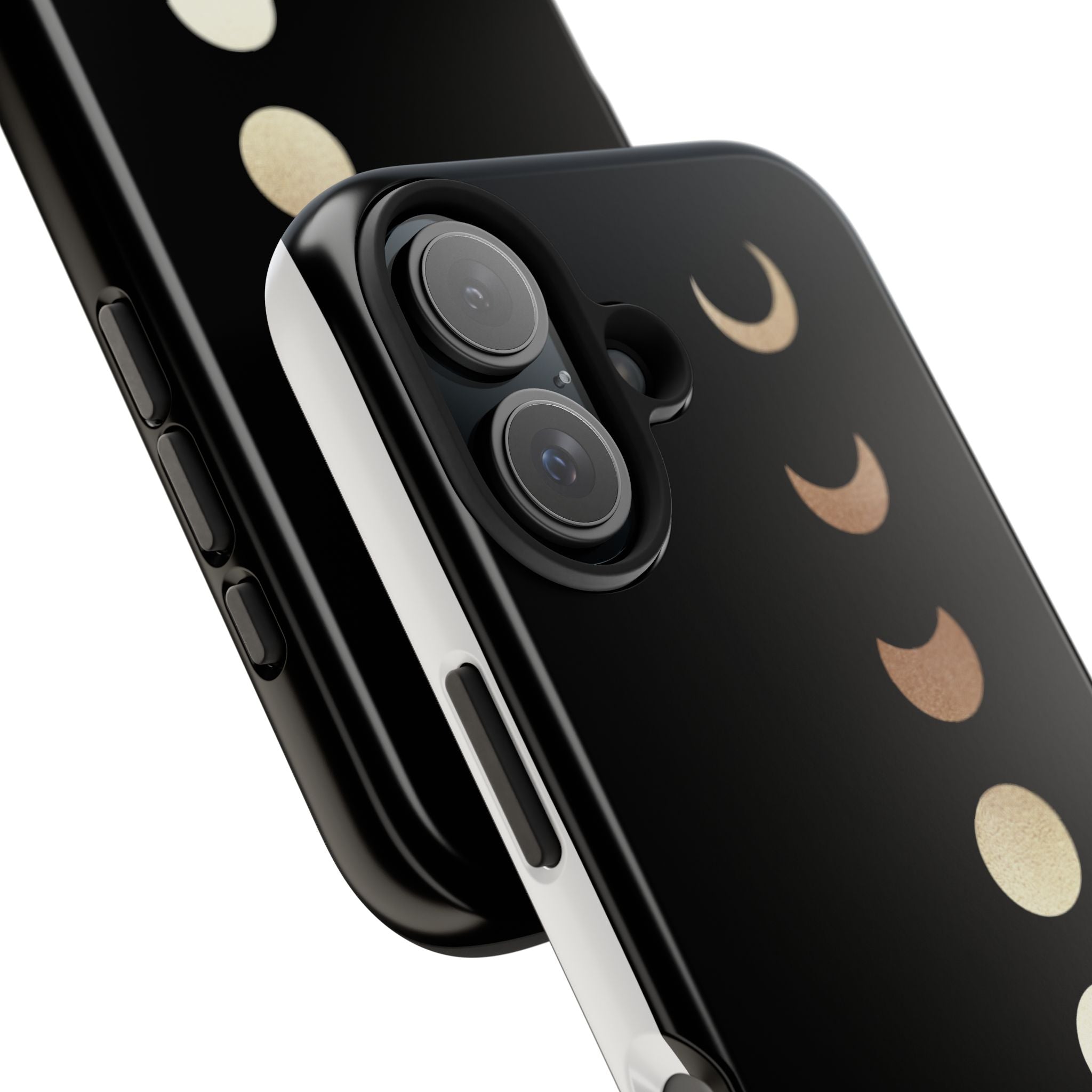 Moon Phase Tough Phone Case — Minimalist Celestial iPhone Protector