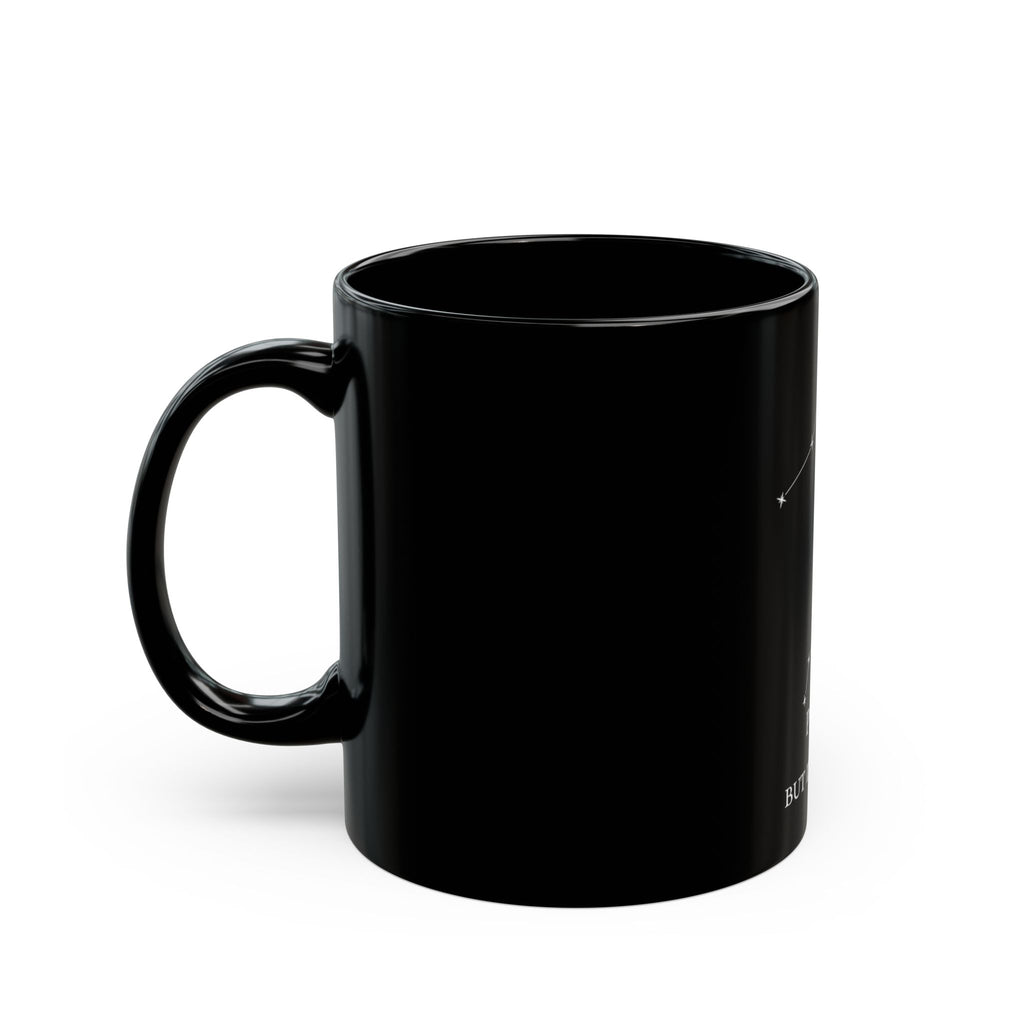 Libra Constellation - "Pretty But Indecisive"- Black Mug — Funny Astrology Coffee Cup (11oz/15oz)