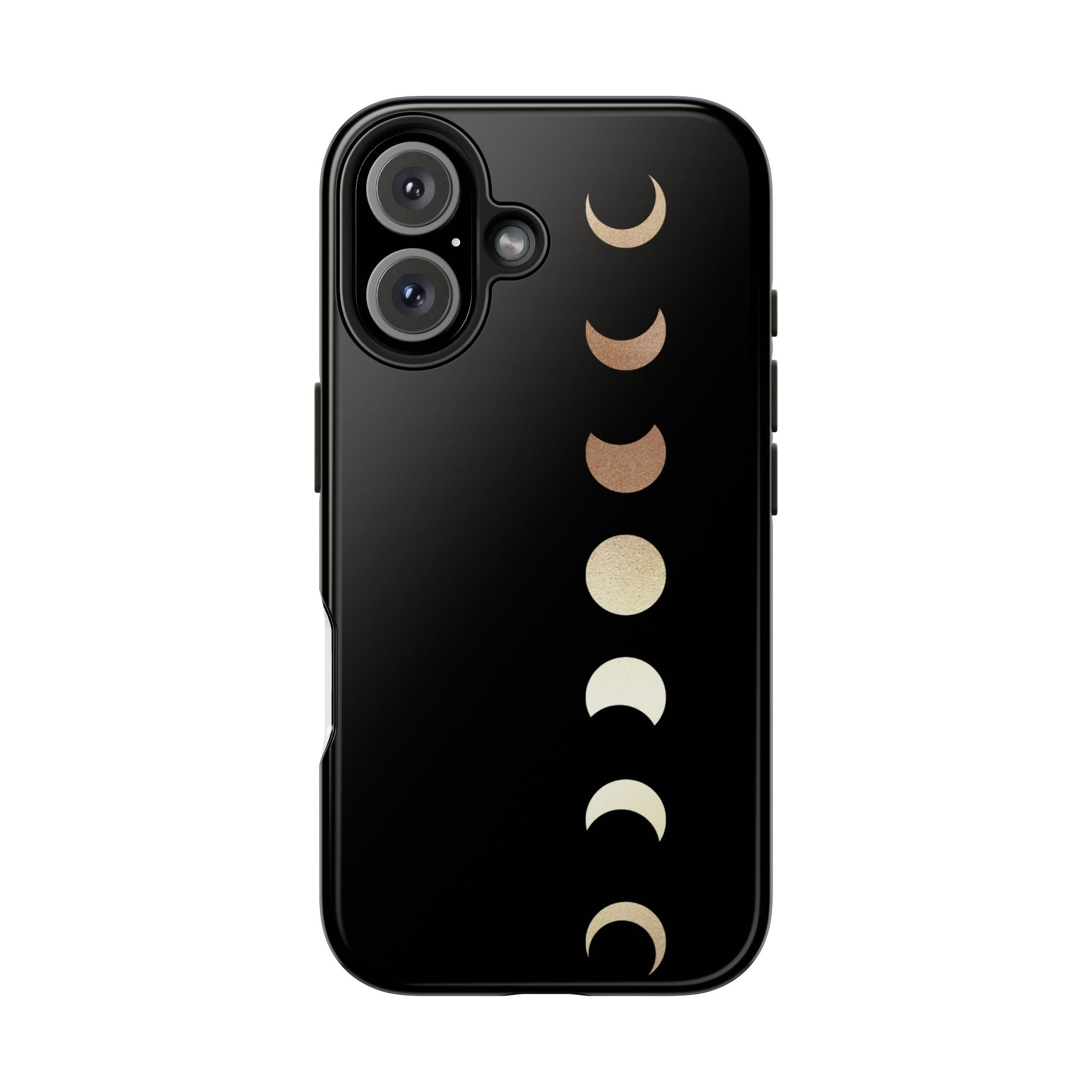 Moon Phase Tough Phone Case — Minimalist Celestial iPhone Protector