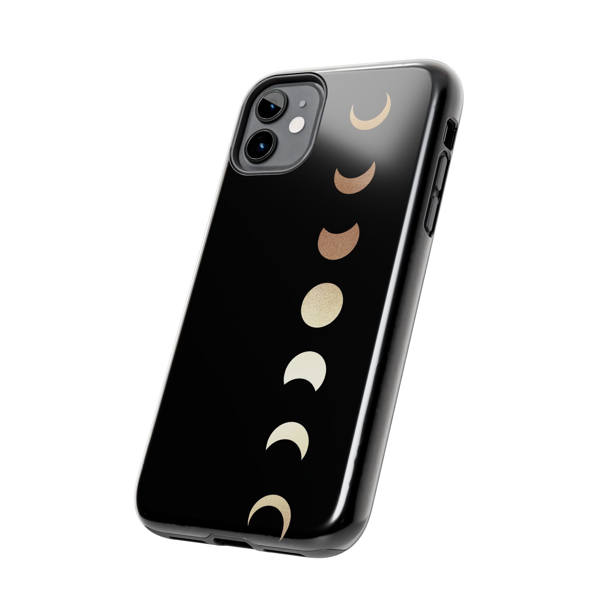 Moon Phase Tough Phone Case — Minimalist Celestial iPhone Protector