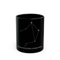 Libra Constellation Mug - "Romanticizing Everything" Black Mug — Astrology Coffee Cup