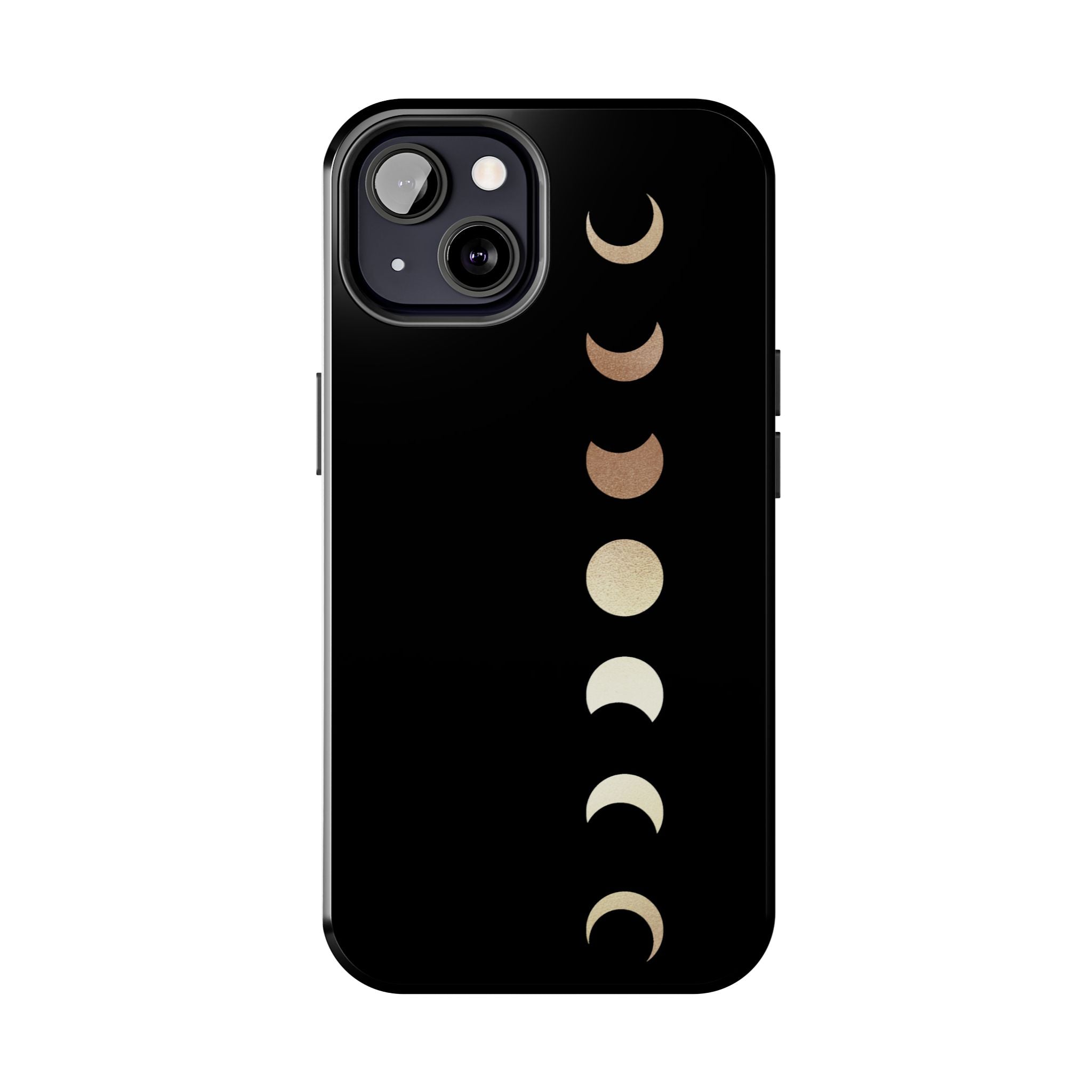 Moon Phase Tough Phone Case — Minimalist Celestial iPhone Protector