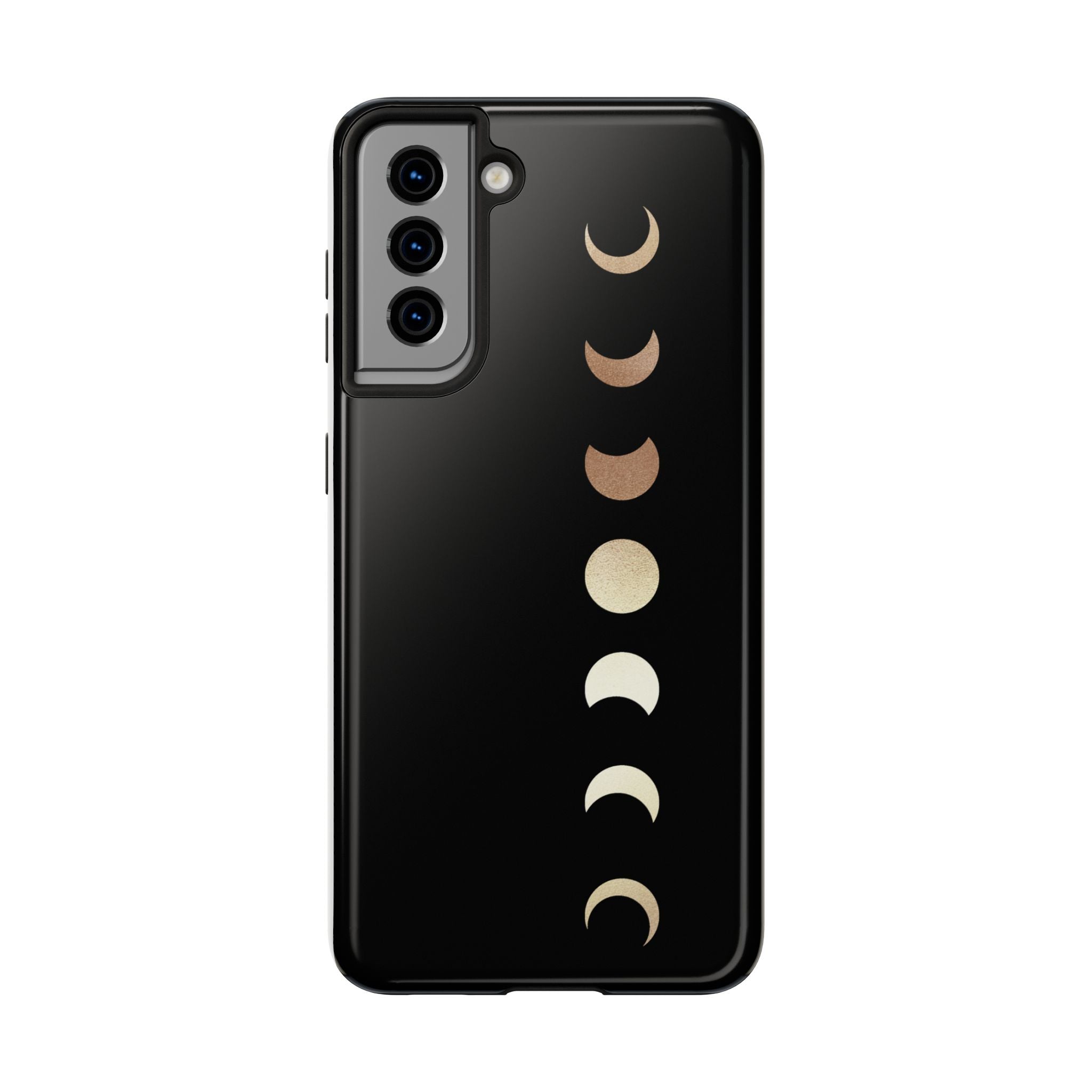 Moon Phase Tough Phone Case — Minimalist Celestial iPhone Protector