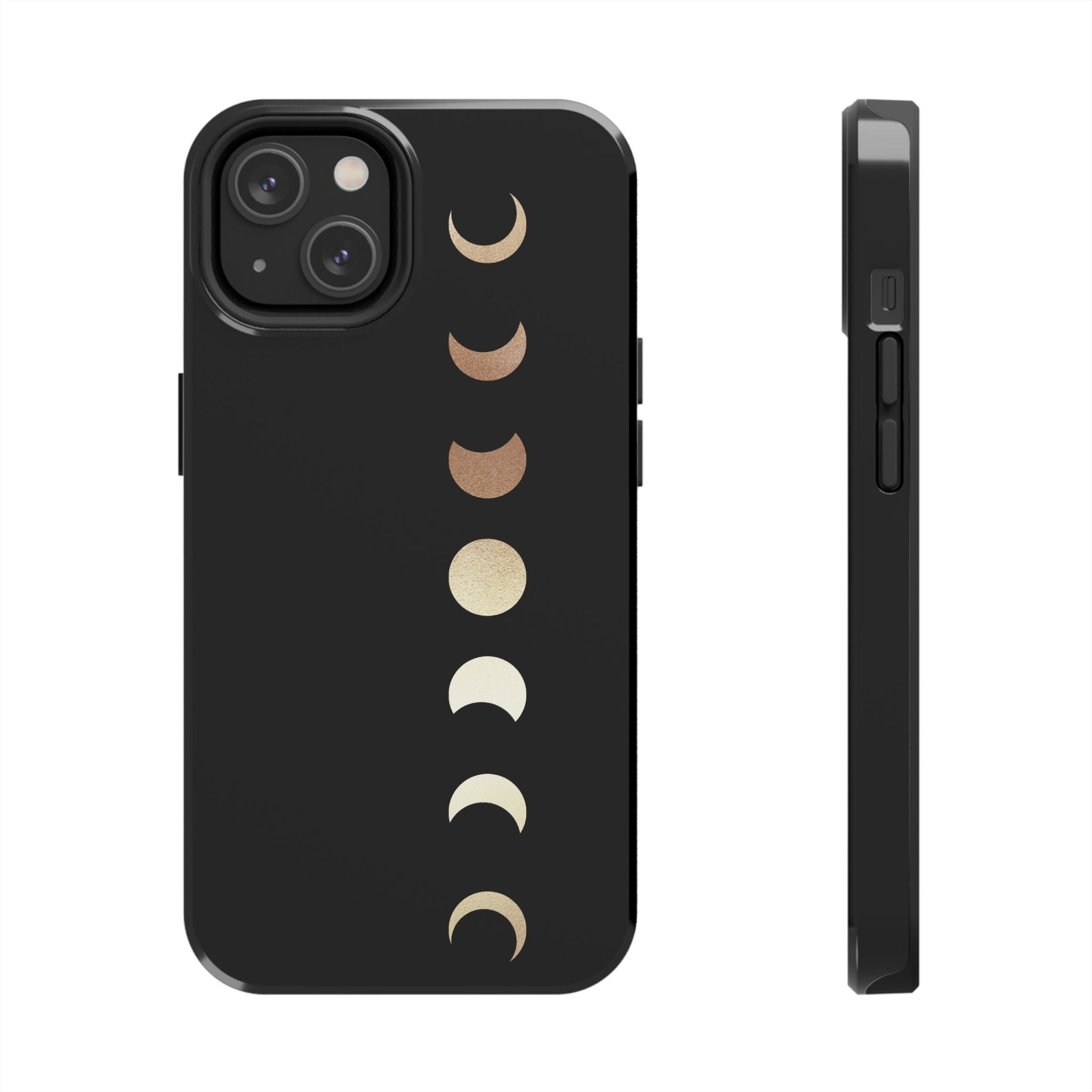 Moon Phase Tough Phone Case — Minimalist Celestial iPhone Protector