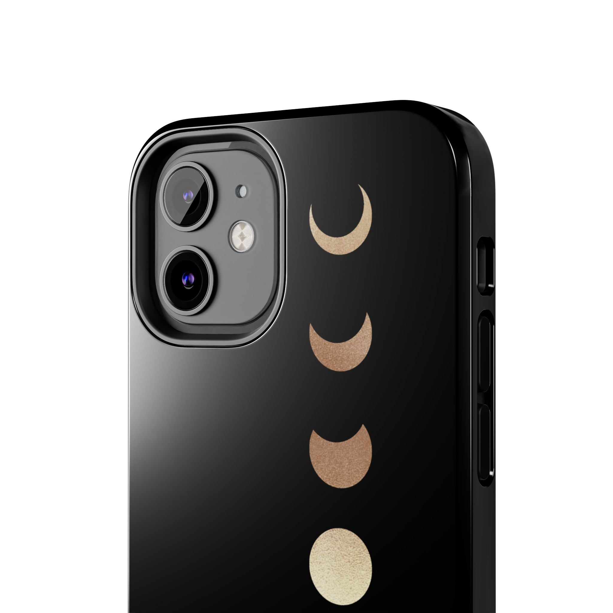Moon Phase Tough Phone Case — Minimalist Celestial iPhone Protector