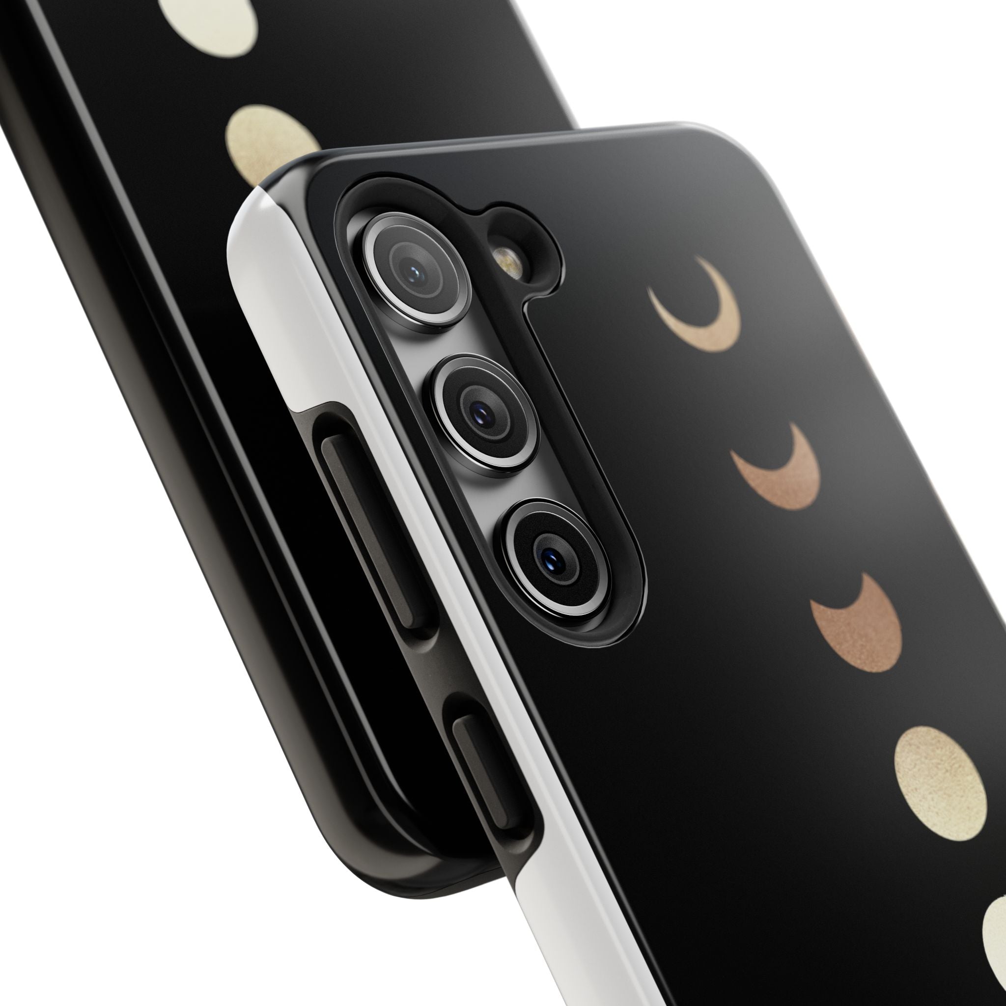 Moon Phase Tough Phone Case — Minimalist Celestial iPhone Protector