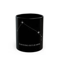 Aries 'Surviving Out of Spite' Mug — Constellation Black Coffee Cup (11oz/15oz)