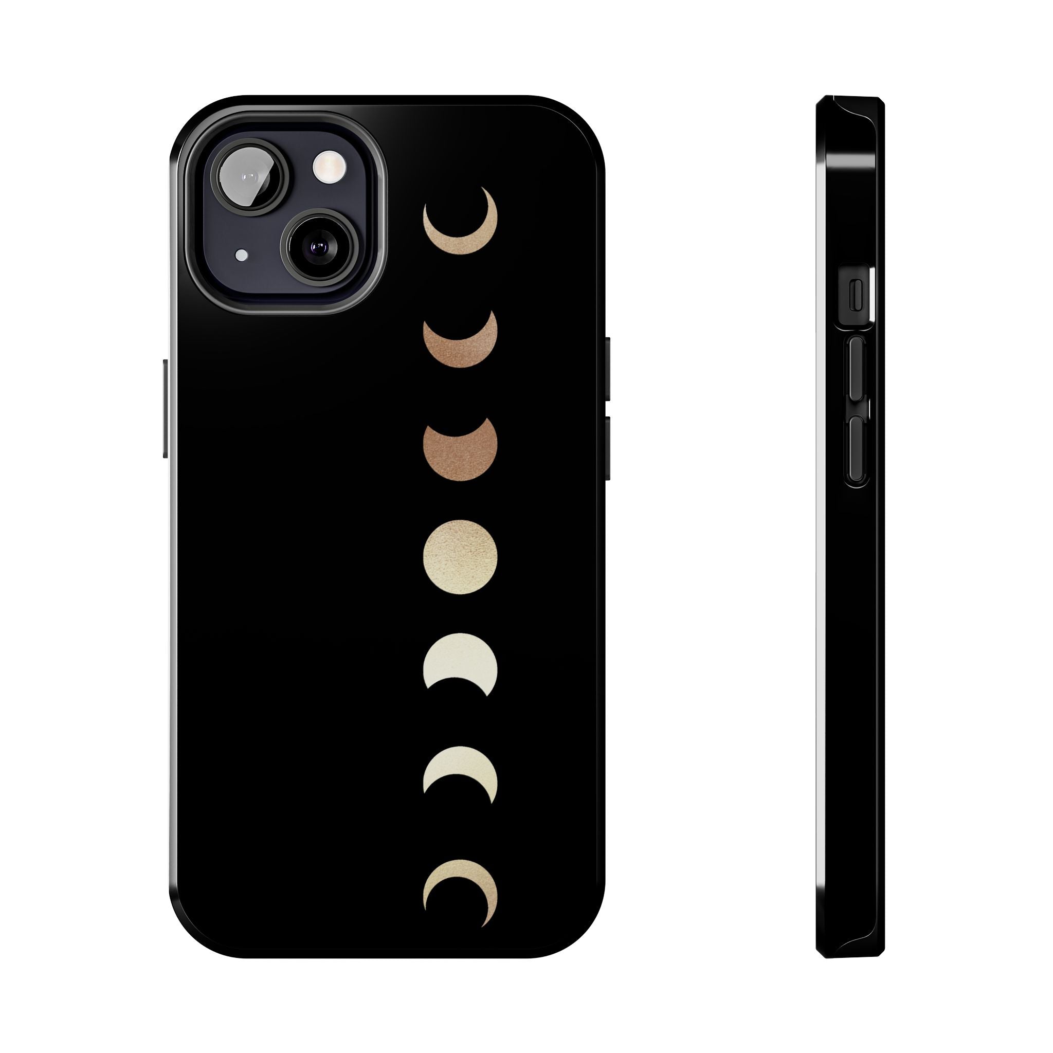 Moon Phase Tough Phone Case — Minimalist Celestial iPhone Protector