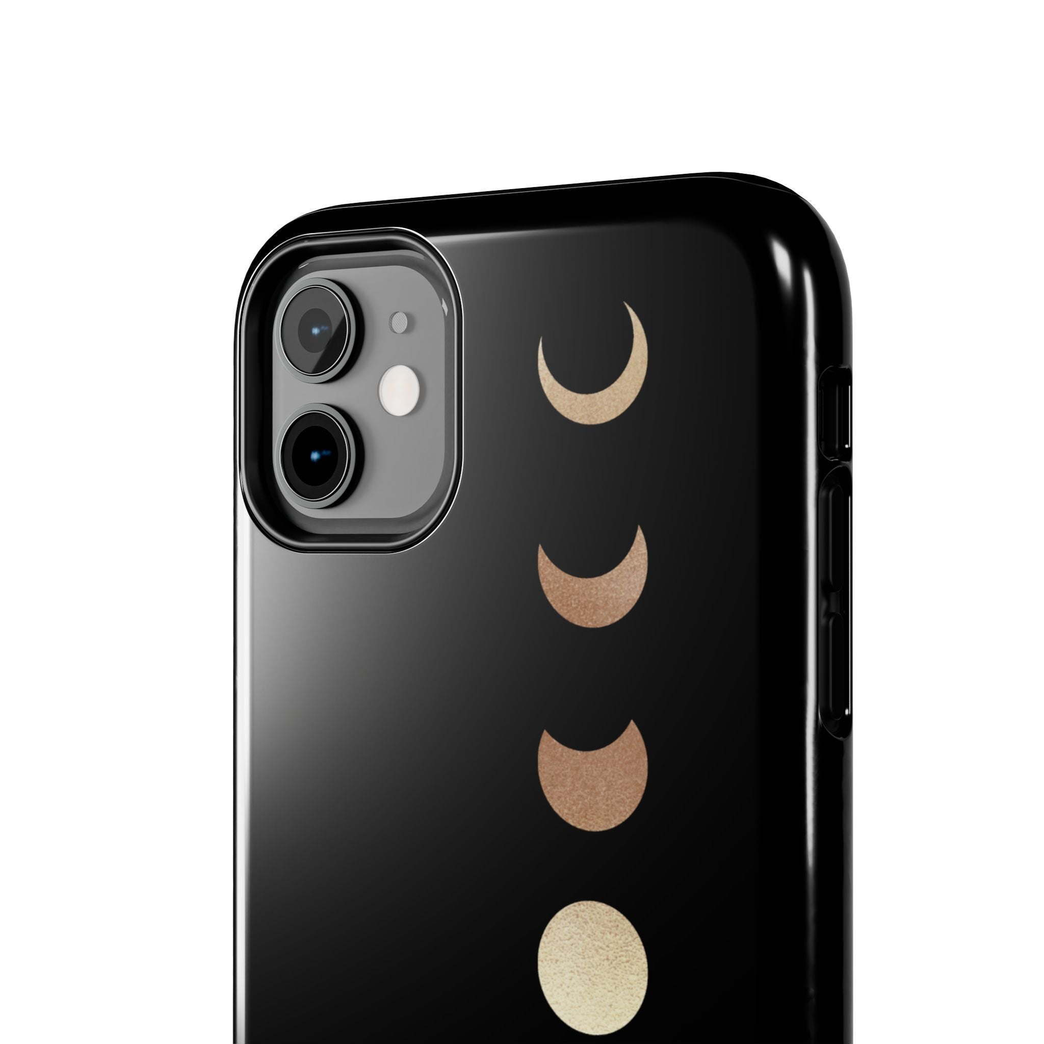Moon Phase Tough Phone Case — Minimalist Celestial iPhone Protector
