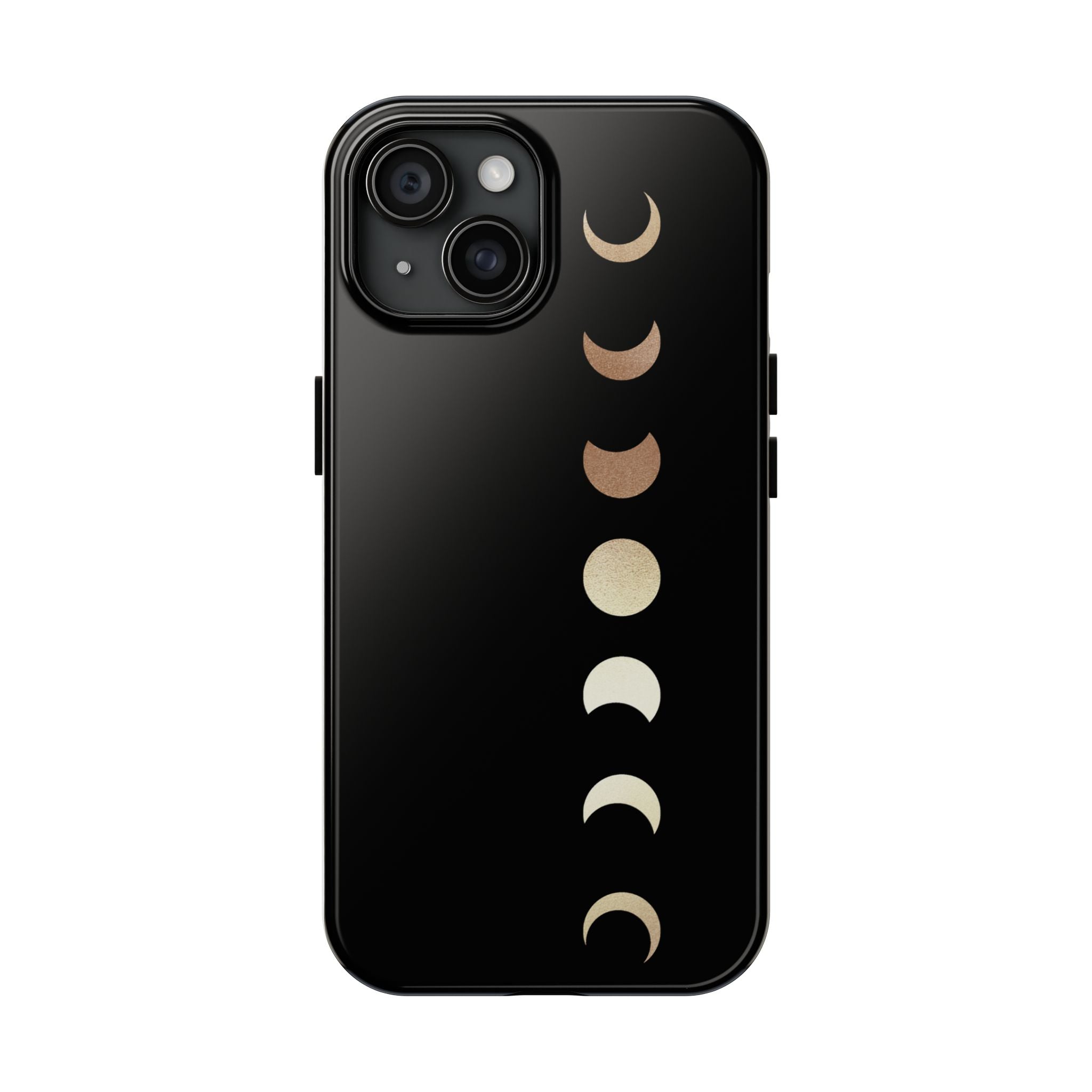 Moon Phase Tough Phone Case — Minimalist Celestial iPhone Protector