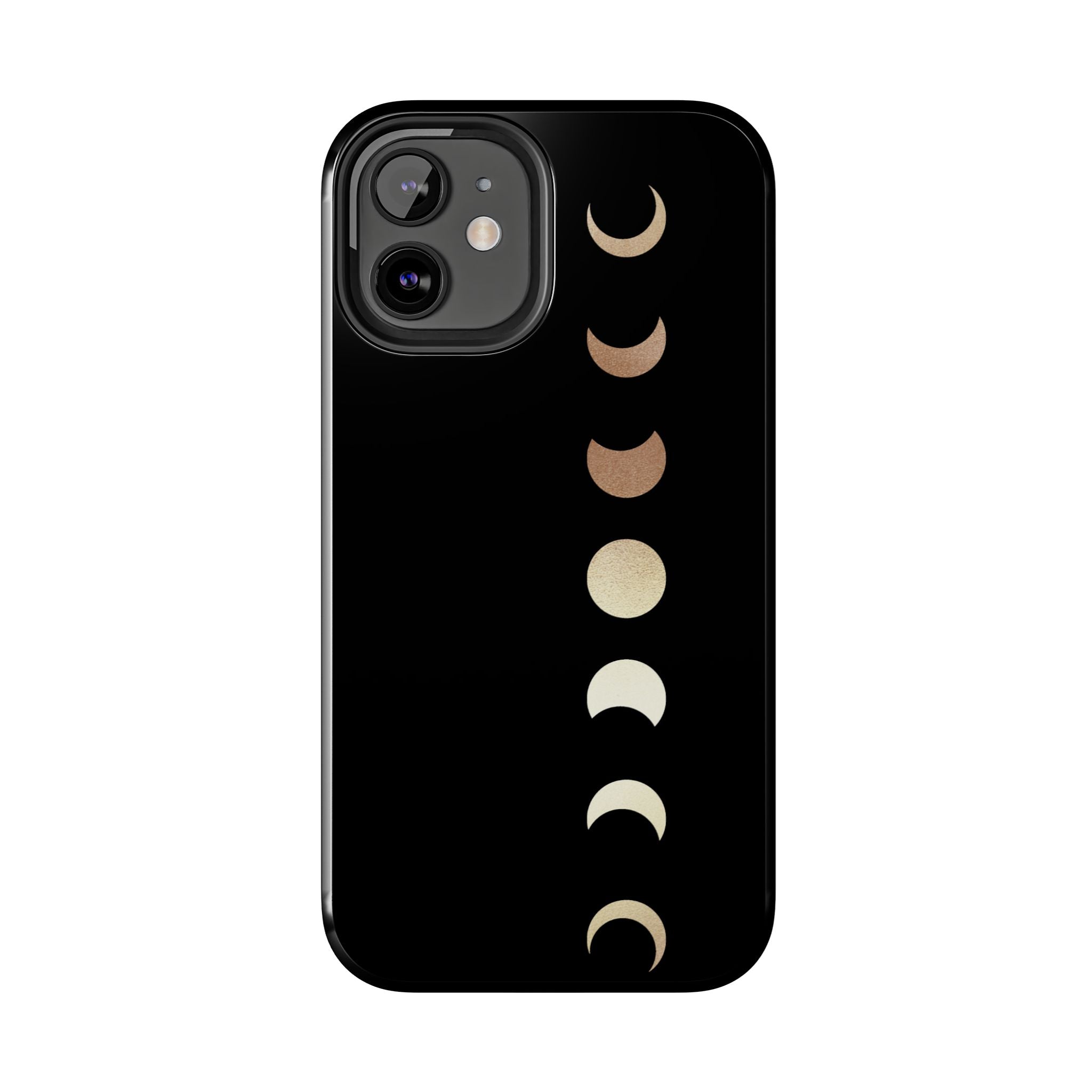 Moon Phase Tough Phone Case — Minimalist Celestial iPhone Protector