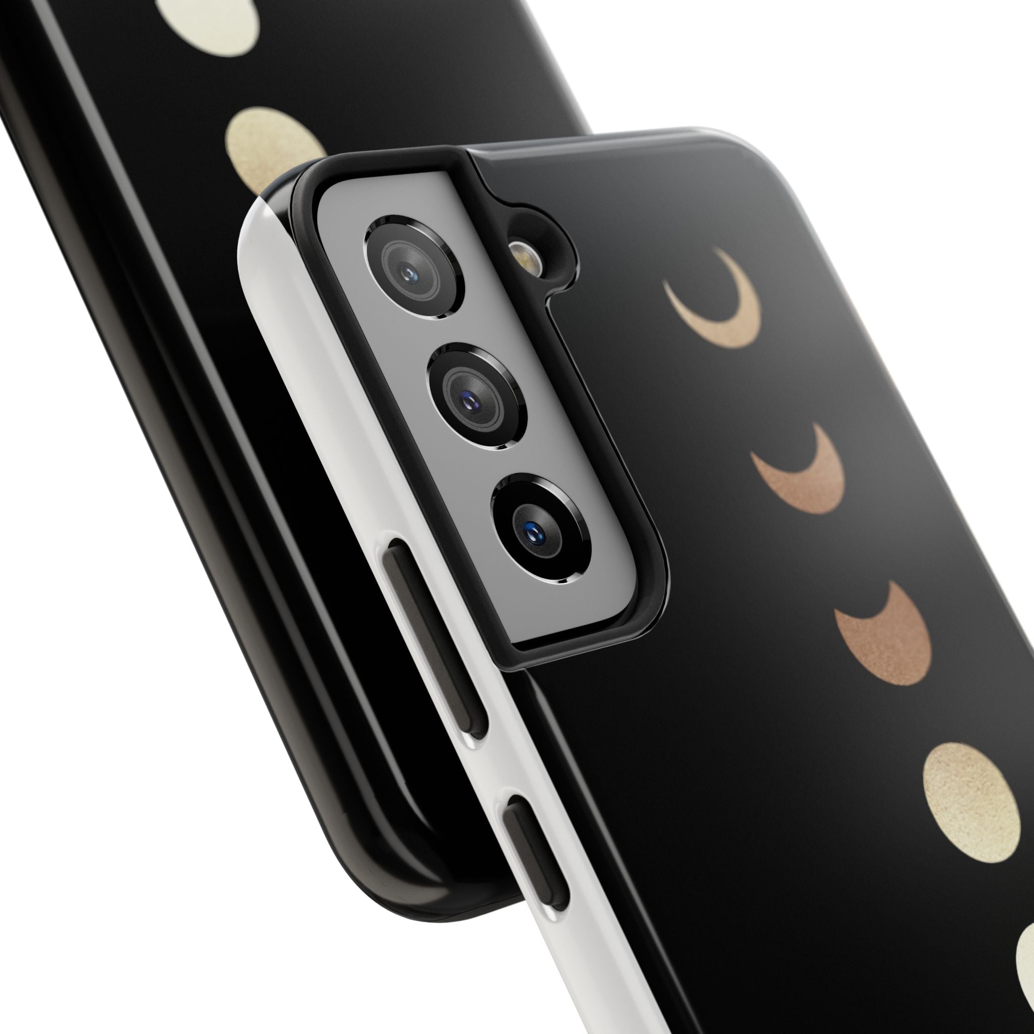 Moon Phase Tough Phone Case — Minimalist Celestial iPhone Protector