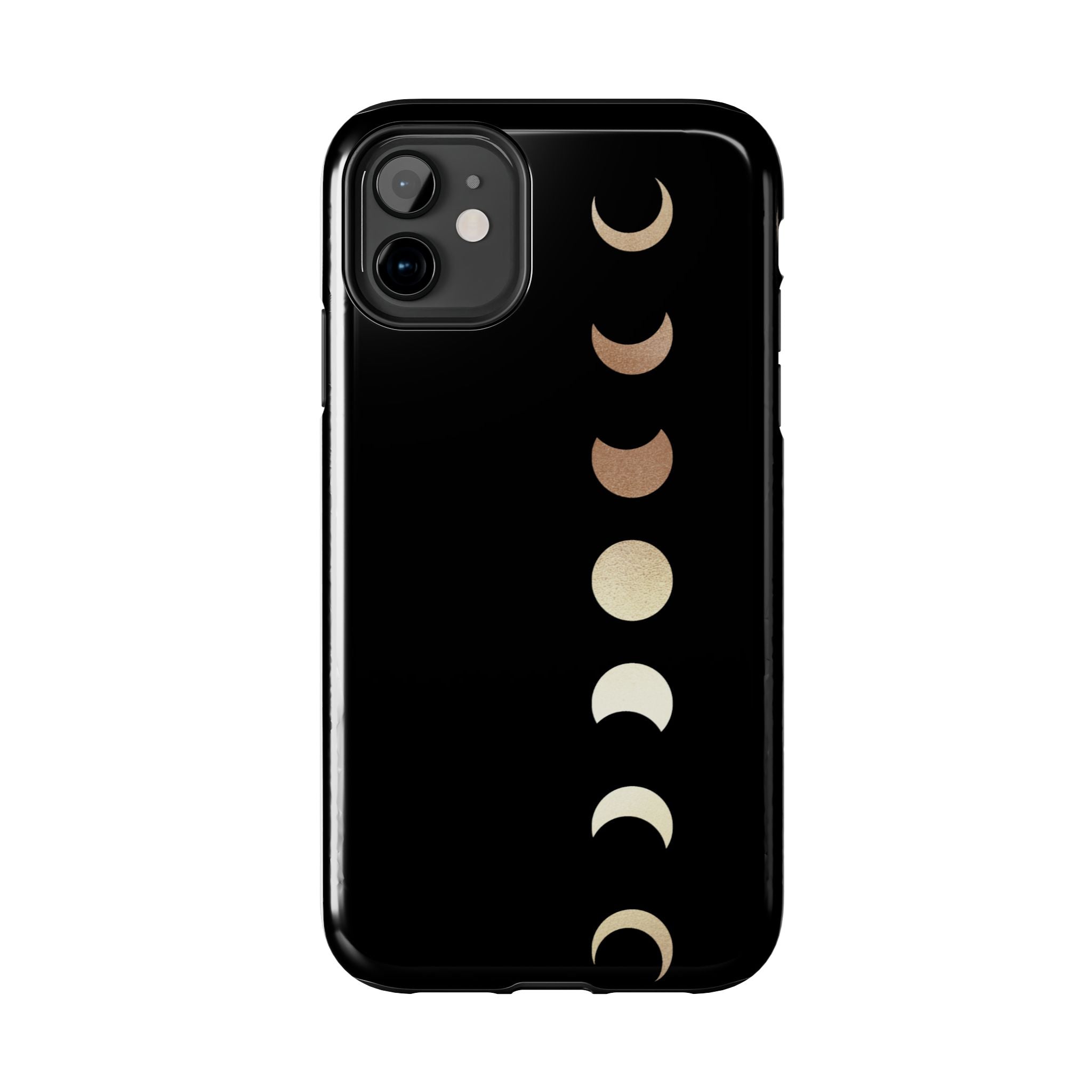 Moon Phase Tough Phone Case — Minimalist Celestial iPhone Protector