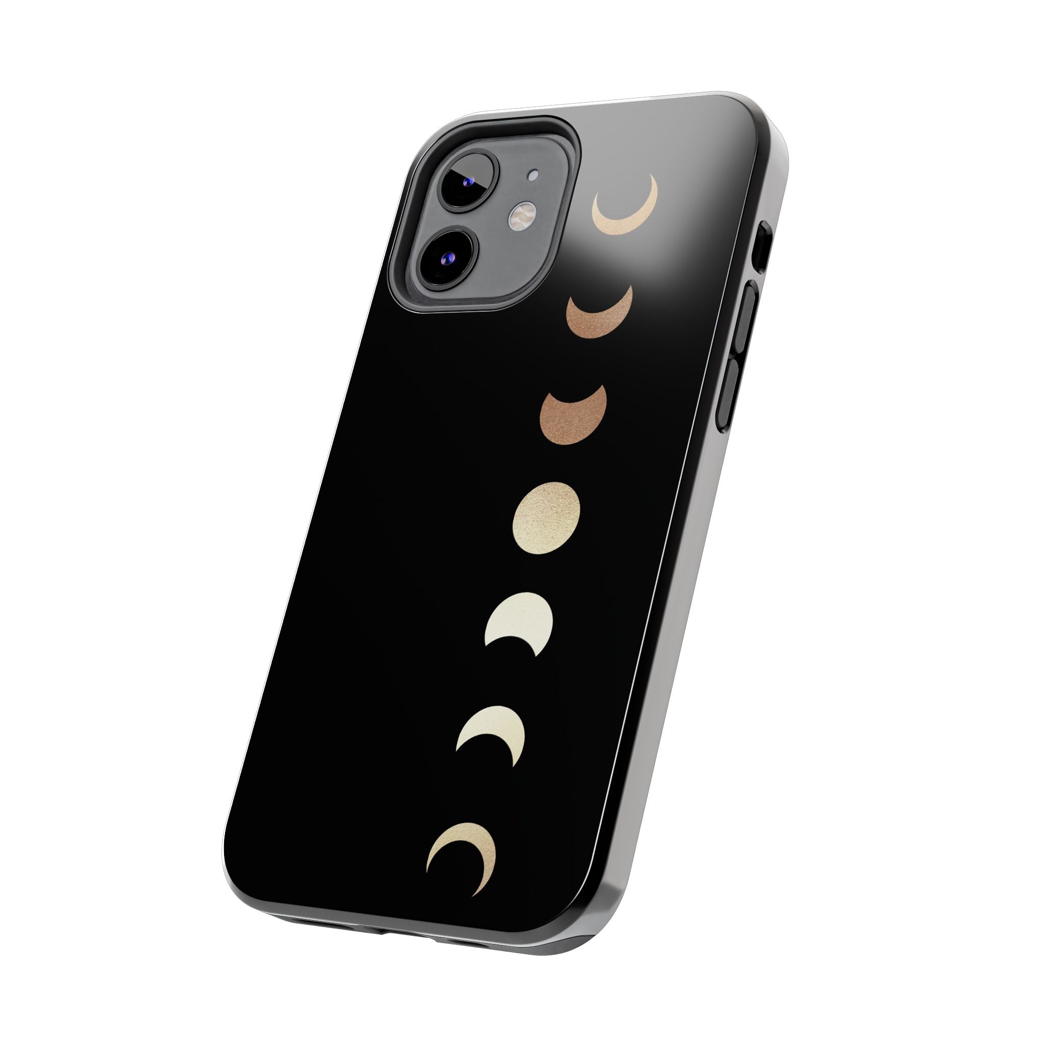 Moon Phase Tough Phone Case — Minimalist Celestial iPhone Protector