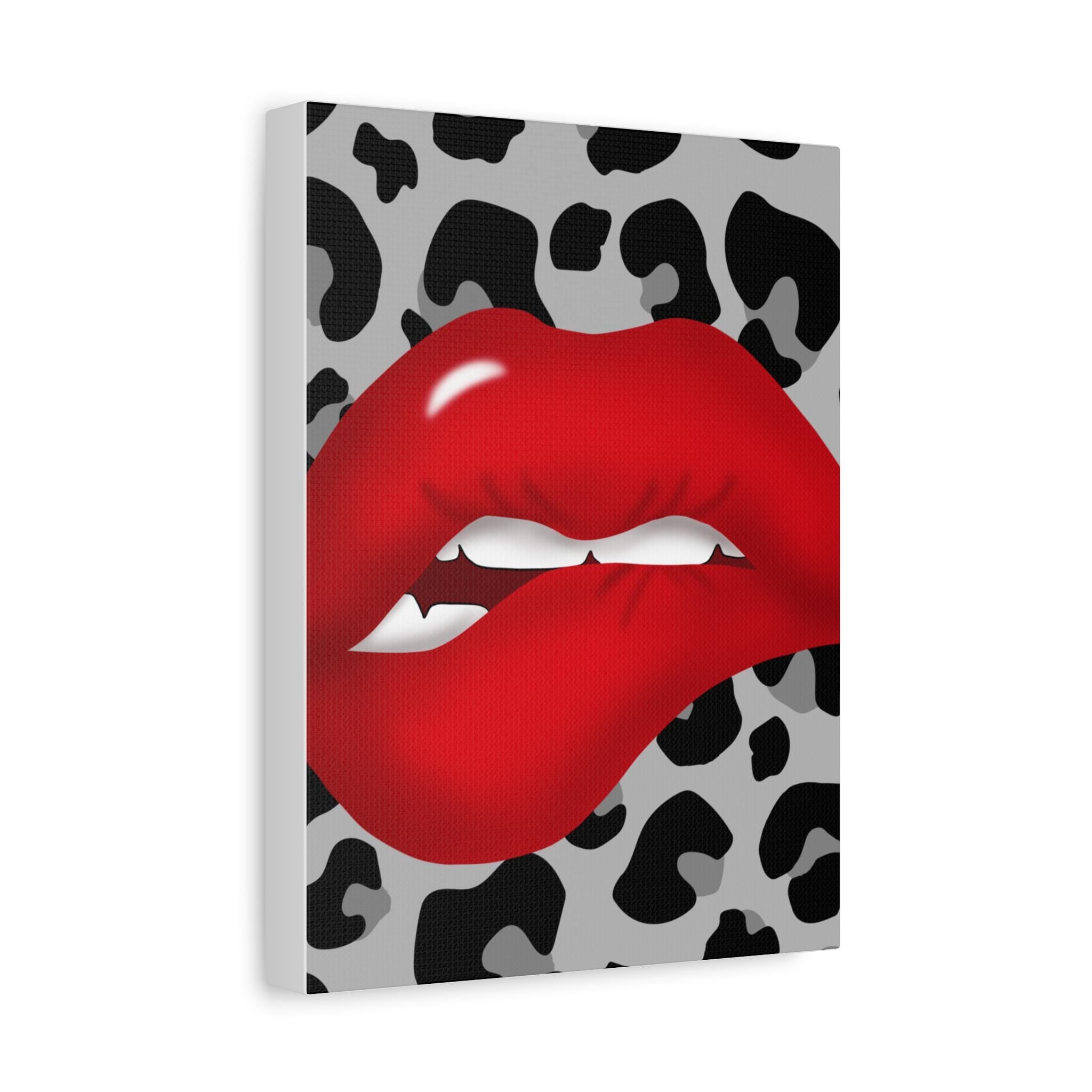 Femme Feral Canvas | Leopard Print Matte Stretched Wall Art